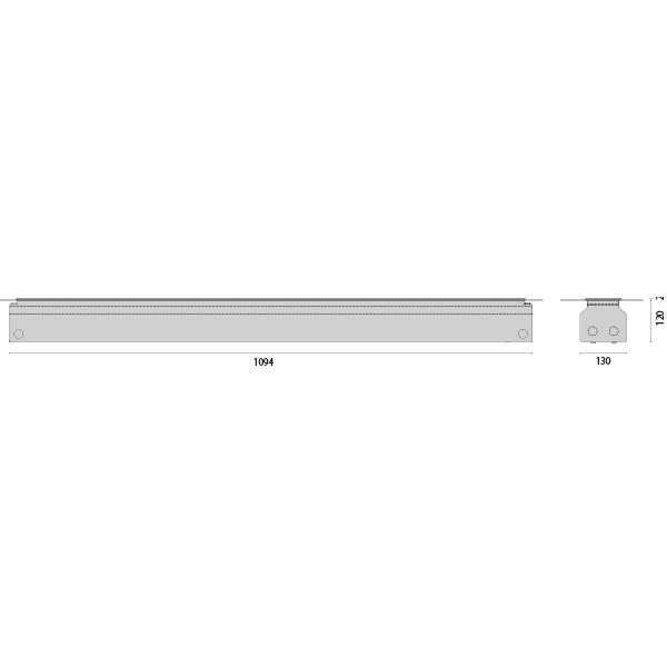 PERFORMANCE IN LIGHTING - Controcassa L1094 per incassi a terra e a parete, ideale per installazioni in ambienti esterni e interni.