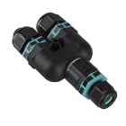 PERFORMANCE IN LIGHTING - Kit derivazione Y 3 vie D.7-10,5mm IP68 - Y-3 way connection kit D.7-10,5mm IP68.