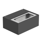 PERFORMANCE IN LIGHTING - Led a parete 5.5W 4000K con ottica asimmetrica extra diffondente ORION H M 5.5 A9/EW 840 AN96.