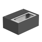 PERFORMANCE IN LIGHTING - Led a parete 10W 4000K con ottica asimmetrica diffondente ORION H B 10 A40/W 840 AN96.