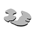 PERFORMANCE IN LIGHTING - Bloccacavo interno per adattatore asimmetrico OTR INT CABL LOCK ASYM ADAPT S-9209/20-G.