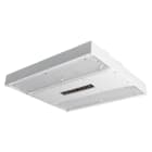 PERFORMANCE IN LIGHTING - led campane industriali 4000k 205w statica emergenza 3h ottica simmetrica extra diffodente lama+ s/ew 205 840 wh1 emg soft