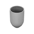 PERFORMANCE IN LIGHTING - Rosone plastica per cavo acciaio 1,5mm OTR PLAST CUP S-9000/3-G.