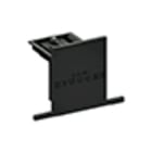 PERFORMANCE IN LIGHTING - Tappo di chiusura per controsoffitto con vite di bloccaggio OTR R-TK END CAP+SCREW 9004-R/B.