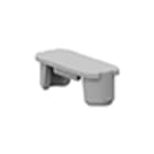 PERFORMANCE IN LIGHTING - Tappo di protezione supplementare per asole binario OTR CAP ADD CLOSURE TK SLOT S-9000/TP-G.