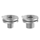 PERFORMANCE IN LIGHTING - Raccordo M10 in alluminio senza collare per adattatore OTR ALU NIPP M10 NO COLLAR S-9009/M10-SC.