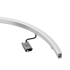 PERFORMANCE IN LIGHTING - Led lineari a incasso 8W 4000K ottica simmetrica diffusione extra + Groove 21 R500 8 940 S/EW GR11