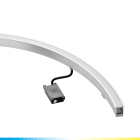 PERFORMANCE IN LIGHTING - led lineari apparecchio a incasso 2800k 12,5w statica ottica simmetrica extra diffondente groove 21 r500 12,5 tw s/ew gr11