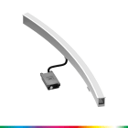 PERFORMANCE IN LIGHTING - LED lineari incassati 11,5W Ottica simmetrica diffodente GROOVE 21 R1200 11,5 RGBW