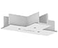 PERFORMANCE IN LIGHTING - Copertura per giunto a T OTR Recess Cover S-9013-R/6-W.