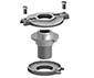 PERFORMANCE IN LIGHTING - Kit completo per fissaggio driver LED M10 OTR NIPP per box driver.