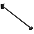 PERFORMANCE IN LIGHTING - Sbraccio da 1000 mm in lamiera d'acciaio verniciata per installazione a parete Spider+ 20-30 BK81. 3107121