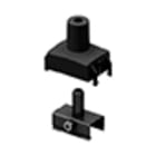 PERFORMANCE IN LIGHTING - Staffa con tenditore M6 e copertura in plastica OTR CLAMP M6 GRIPPER +COVER S-9000-P2-B.