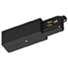 PERFORMANCE IN LIGHTING - Testata di alimentazione chiave meccanica a sinistra / messa a terra destra OTR END-FEED LEFT-POL 9002/B.
