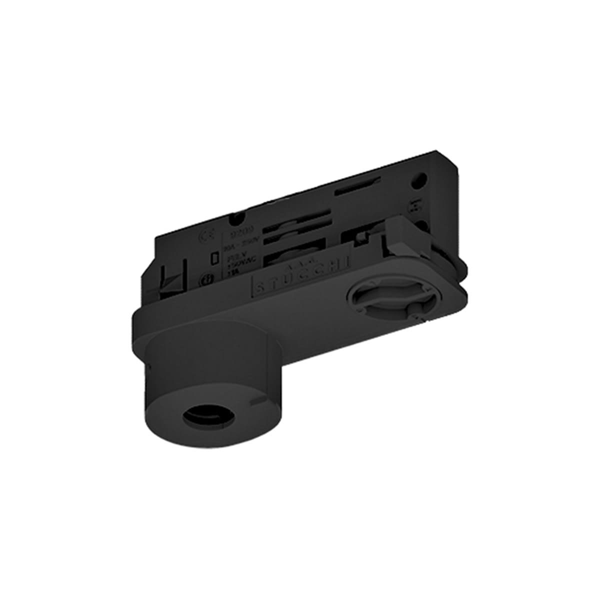 PERFORMANCE IN LIGHTING - Adattatore asimmetrico DALI a 6 conduttori (3 fasi + controllo) - Carico massimo 100 N = 10,2 kg OTR ASYM ADAPT 6 POLES 9209/B