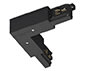 PERFORMANCE IN LIGHTING - Giunto a L chiave meccanica esterna messa a terra interna OTR L-FEED EXT-POL 9012/B.