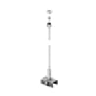PERFORMANCE IN LIGHTING - Rosone metallico sferico con foro, cavo in acciaio Ø 1,5 mm lunghezza 5 m con estremità sferica e tenditore automatico OTR SUSP KIT 5,0M CABLE 9000-KIT4-5.