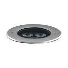 PERFORMANCE IN LIGHTING - Apparecchio da incasso a terra LED 4000K 14W Ottica circolare media CRICKET+ 15 14 C/M 840 INOX.
