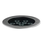 PERFORMANCE IN LIGHTING - Apparecchio da incasso a terra LED 26W 3000K Ottica circolare media DALI CRICKET+ 20 26 C/M 830 INOX.