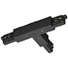 PERFORMANCE IN LIGHTING - Giunto a T chiave meccanica esterna a sinistra / messa a terra interna a destra OTR T-FEED EXT LEFT-POL 9013/B.