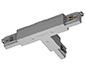 PERFORMANCE IN LIGHTING - Giunto a T meccanico esterno a destra / messa a terra interna a sinistra OTR T-FEED EXT RIGHT-POL 9014/G.