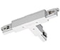 PERFORMANCE IN LIGHTING - Giunto a T meccanico interno sinistra / messa a terra esterna destra OTR T-FEED INT LEFT-POL 9015/W.
