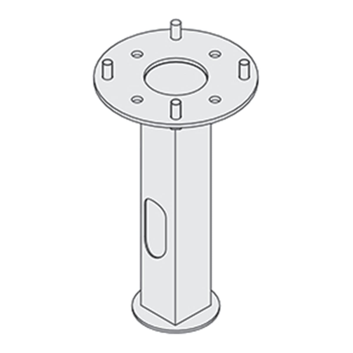 PERFORMANCE IN LIGHTING - Supporto interrato flangiato da interrare. 310923