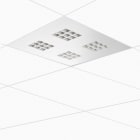 PERFORMANCE IN LIGHTING - Apparecchio da incasso LED 25W 3000K statica Ottica simmetrica extra diffondente AMIGO 36 UGR<16 830