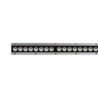 PERFORMANCE IN LIGHTING - Led lineari a parete 33W 3000K ottica ellittica statica + Strip SQ+ 1284 32 15X45 830 GR11