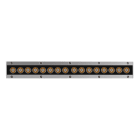 PERFORMANCE IN LIGHTING - Led lineari a parete 3000K 14W DALI Ottica simmetrica intensiva Strip SQ+ 528 12 S/I 830 GR11 DALI.