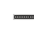 PERFORMANCE IN LIGHTING - Apparecchio a incasso LED lineare 4000K 20.5W Ottica asimmetrica media STRIP SQ+ ING 800 18 A/M 840 GR11.