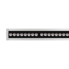 PERFORMANCE IN LIGHTING - Led lineari a incasso 33W 3000K ottica ellittica statica + Strip SQ+ ING 1300 32 15X45 830 GR11