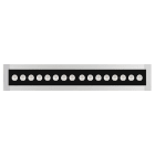 PERFORMANCE IN LIGHTING - LED lineare a incasso 14W 4000K Ottica asimmetrica media statica STRIP SQ+ ING 550 12 A/M 840 GR11 DALI.