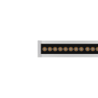PERFORMANCE IN LIGHTING - Led lineare a incasso 4000K 20.5W statica ottica simmetrica intensiva STRIP SQ+ ING 800 18 S/I 840 GR11 DALI.