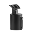 PERFORMANCE IN LIGHTING - Attacco palo per montaggio con supporto a forma di ragno e palo diametro 76 nero opaco BK-81.