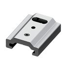 PERFORMANCE IN LIGHTING - Staffa corta per sospensioni con foro per cavo e terminale a sfera 35 mm OTR TK BRAC SH SPH SUSP S-9000/312-SV-G.