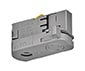 PERFORMANCE IN LIGHTING - Adattatore asimmetrico a 4 conduttori (3 fasi) (carico massimo 50 N = 5,1 kg) OTR asimmetrico adattatore 4 poli 9409-4/G.