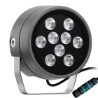 PERFORMANCE IN LIGHTING - Proiettori LED 42W RGBW Ottica circolare media TYK+ 20 40 C/M AN96 DMX