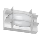 PERFORMANCE IN LIGHTING - Apparecchio a parete LED 24W 3000K Ottica simmetrica extra diffondente BLIZ OVAL 21 S/EW 830 WH87