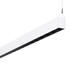 PERFORMANCE IN LIGHTING - Apparecchio a sospensione LED 3000K 51W DALI griglia nera SL764+ PL L 45 S/C 930 WH9016 LV.