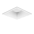 PERFORMANCE IN LIGHTING - Led Downlight 3000K 9W statica Emergenza 1/3h Ottica circolare extra diffondente DL Square Midi 8 C/EW 930 EM1/3WHRAL9016.