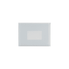 PERFORMANCE IN LIGHTING - Led a incasso a parete 4.5W 3000K Ottica simmetrica diffondente INSERT+ ZERO GLASS 830 WH-87.