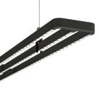 PERFORMANCE IN LIGHTING - Led apparecchio a sospensione 3000K 69W statica reflector mirror finish small PL M 62 S/C 830 BK9005 RE.