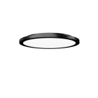 PERFORMANCE IN LIGHTING - Apparecchio a parete e soffitto LED 26W 4000K con diffusore statico in opale FL R 333 SM 23 S/B 840 BK9005S OP.