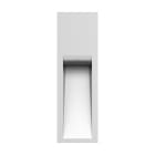 PERFORMANCE IN LIGHTING - Apparecchio a incasso a parete LED 9W 3000K Ottica asimmetrica extra diffondente DALI INSERT+ 2V 7A/EW 830 WH87.