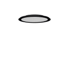 PERFORMANCE IN LIGHTING - led apparecchio a plafone 4000k 5w dali microprisma di sl713 rs sm 7/17 s/b 840 bk9005 mp