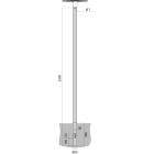 PERFORMANCE IN LIGHTING - Palo Spillo Interrato D90 H.3300 AN96 3,3 m