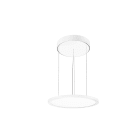 PERFORMANCE IN LIGHTING - Apparecchio a sospensione LED 26W 4000K con diffusore statico in opale FLR333 PL23 SA840 WH9016 OP.