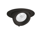 PERFORMANCE IN LIGHTING - Faretto LED da incasso 14W Ottica circolare diffondente 3000K EB432 RF 13 C/IW 830 BK9005 RE