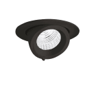 PERFORMANCE IN LIGHTING - Faretti da incasso LED 14W 4000K Ottica circolare diffondente DALI EB432 RF 13 C/IW 840 BK9005 RE